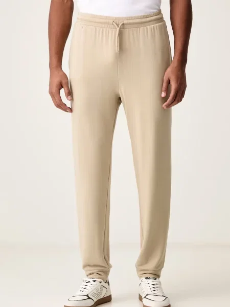 Emporio Armani Underwear loungewear kalhoty s modalem béžové