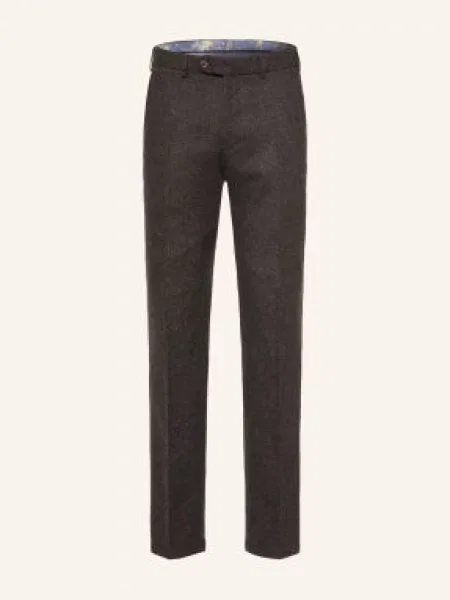Digel Spodnie Garniturowe Sergio Modern Fit braun