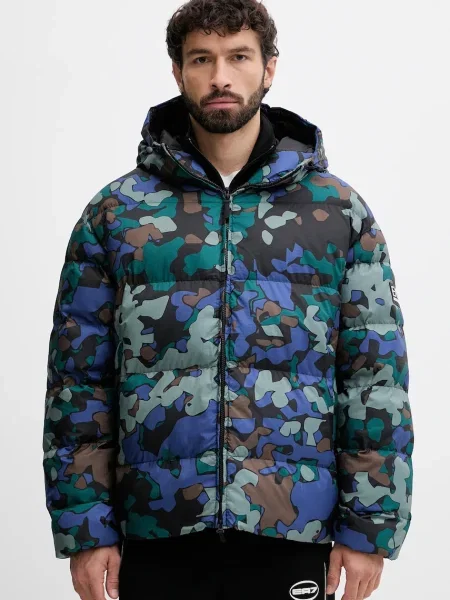 Emporio Armani geacă de iarna verde