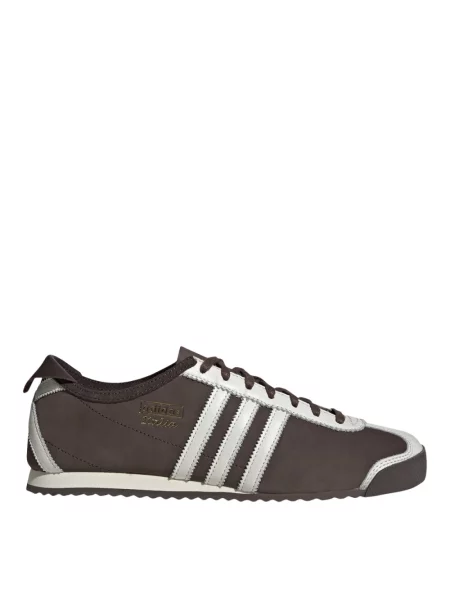 Sneakersy Adidas Originals skórzane brązowe