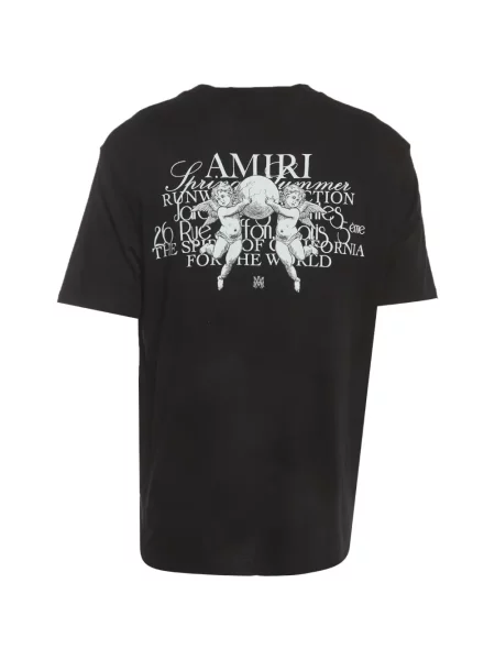 Tricou Amiri cu imagine negru