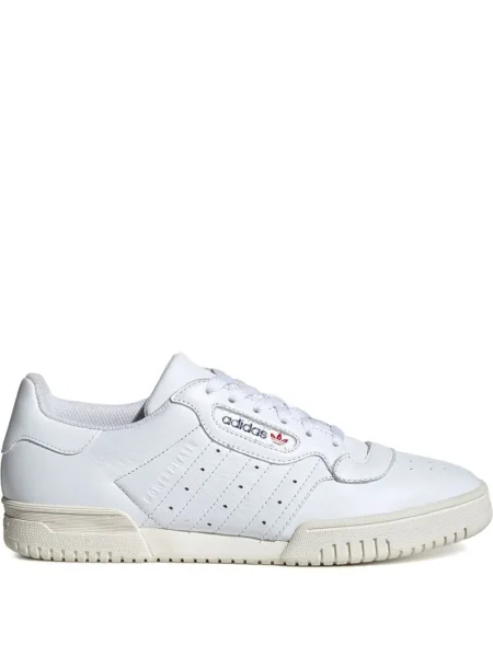 Sneakerși Adidas din piele alb