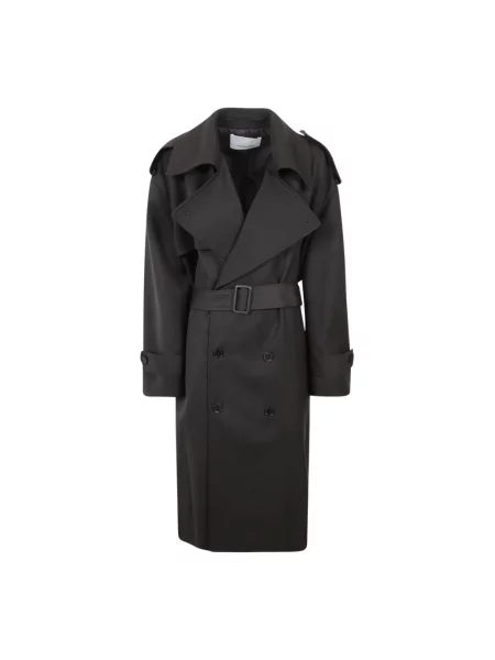 Trencz The Frankie Shop wełniany brązowy