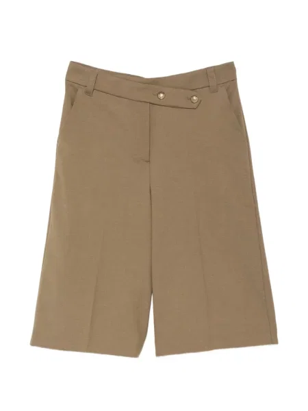 Pantaloni scurți Pinko asimetrice maro