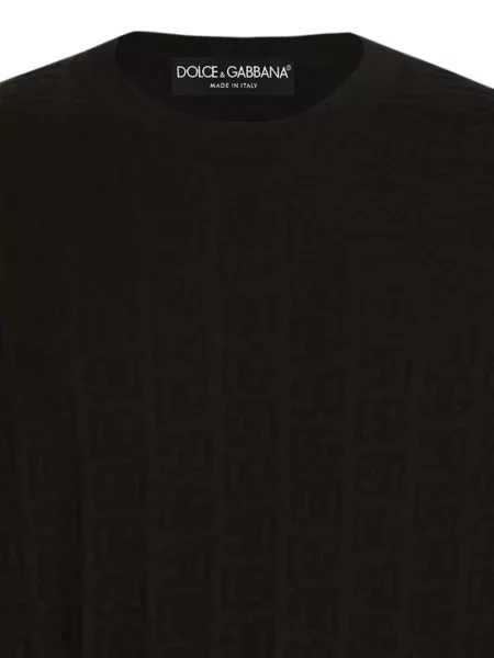 Pulover Dolce & Gabbana din jacard negru