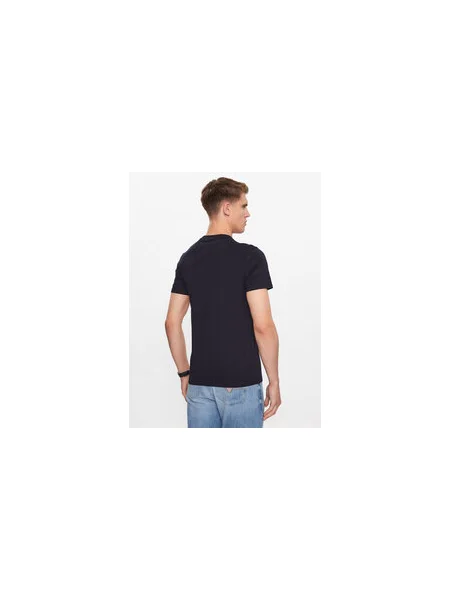 Guess Póló Slim Fit sötétkék