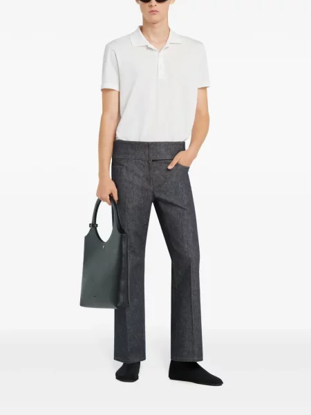 Polo Courreges alb