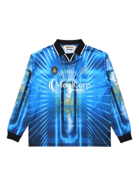 Tricou Metalwood Studio lung albastru