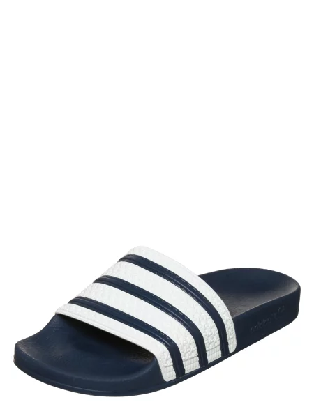 ADIDAS ORIGINALS Saboți Adilette bleumarin / alb albastru