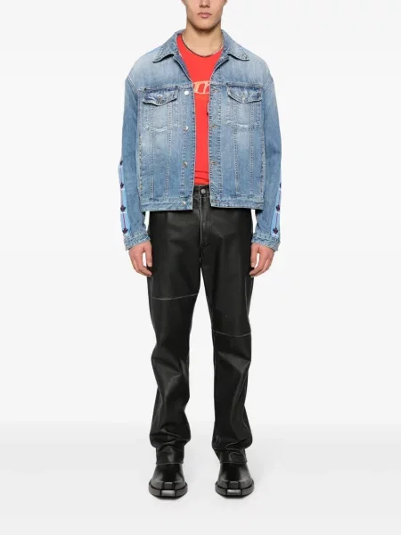 Kurtka jeansowa Dsquared2 niebieska