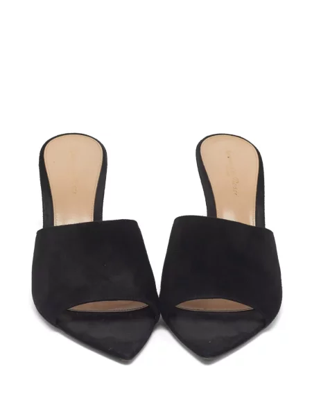 Sandale Gianvito Rossi din piele de căprioară negru