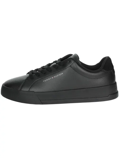 TOMMY HILFIGER Niske tenisice Court Ess / bijela crna
