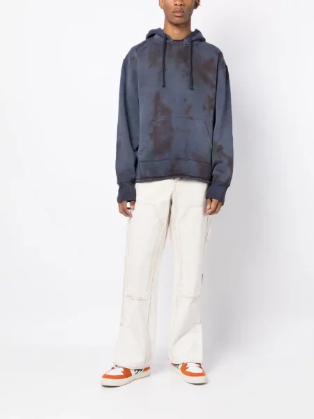Tie-dye kaklaraištis Stain Shade su gobtuvu violetinė