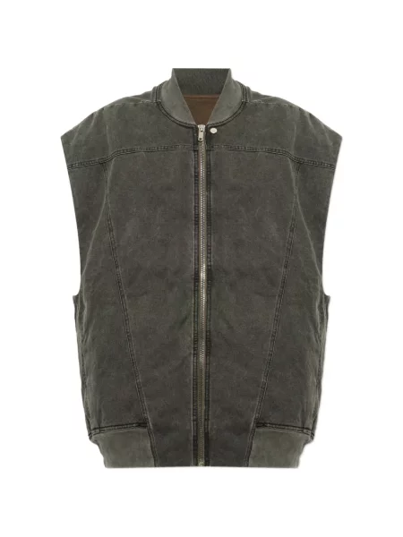 Vestă denim Rick Owens Drkshdw gri
