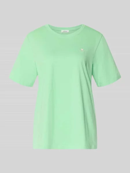 T-shirt o kroju regular fit z czystej bawełny S.oliver Red Label