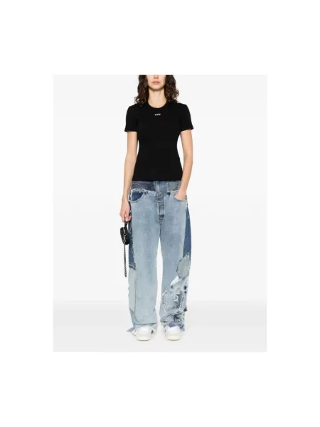 Top Off-white z logo biały