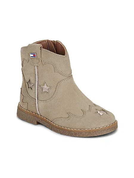 Škornji Tommy Hilfiger S bež
