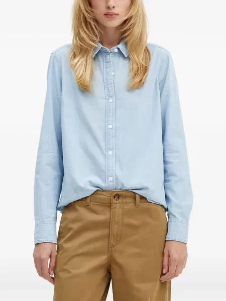 Curea Levi's® cu broderie cu cataramă cu dungi albastru
