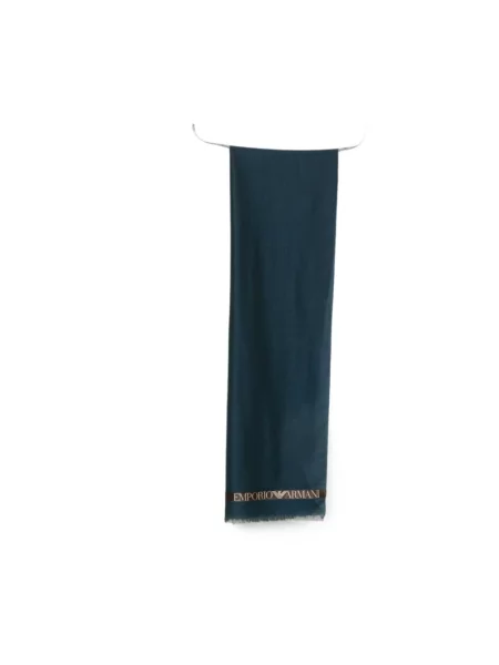 Szal Emporio Armani niebieska