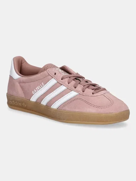 Superge iz semiša adidas Originals Gazelle Indoor roza