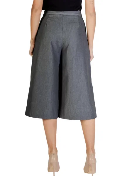 Pantaloni culottes Ichi negru