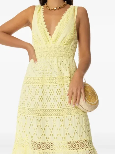 Rochie Temptation Positano de costum galben