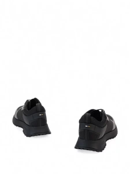 Sneakerși Boss plasă negru