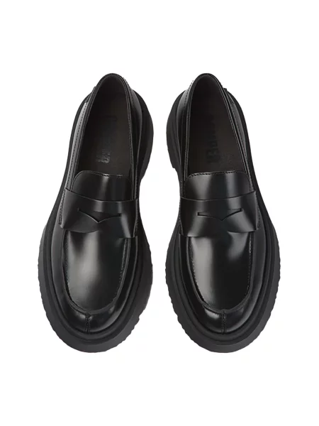 Camper Twins Black Leather Loafers W Kobiety Obuwie Camper Size: 6 czarny