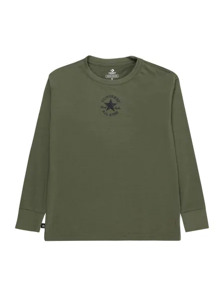 CONVERSE Tricou verde negru