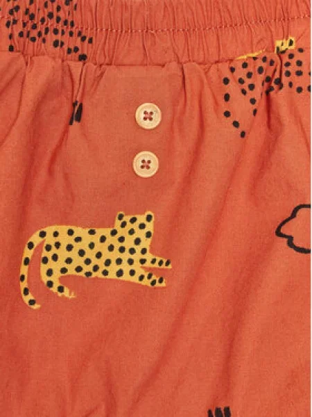 Šortky z materiálu United Colors Of Benetton oranžové