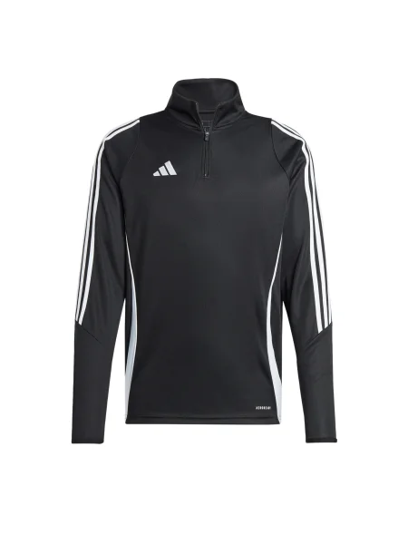 ADIDAS PERFORMANCE Hanorac sport Tiro negru alb