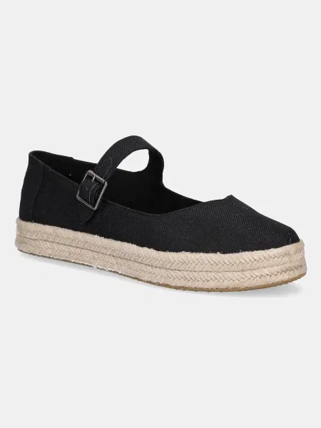 Toms espadrile HEAVY CANVAS negru
