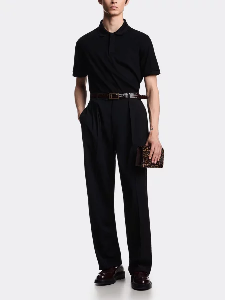 Поло Emporio Armani черное