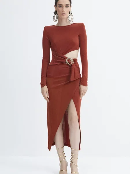 Рокля Trendyol червено