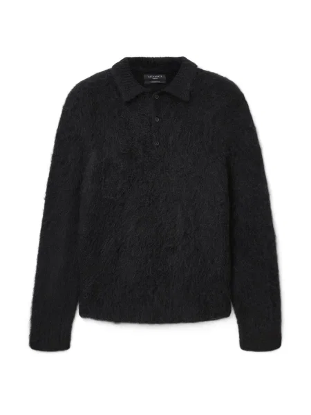 AllSaints pulover din amestec de lână SONNY negru