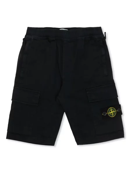 Szorty cargo dziecięce Stone Island czarne