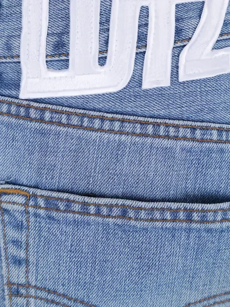 Blugi Lutz Huelle asimetrice albastru