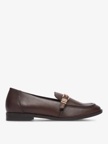 Loafersy brązowe