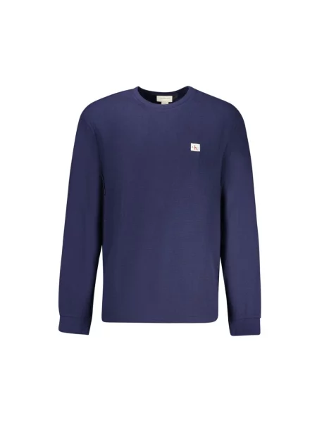 Koszulka Calvin Klein Jeans granatowa