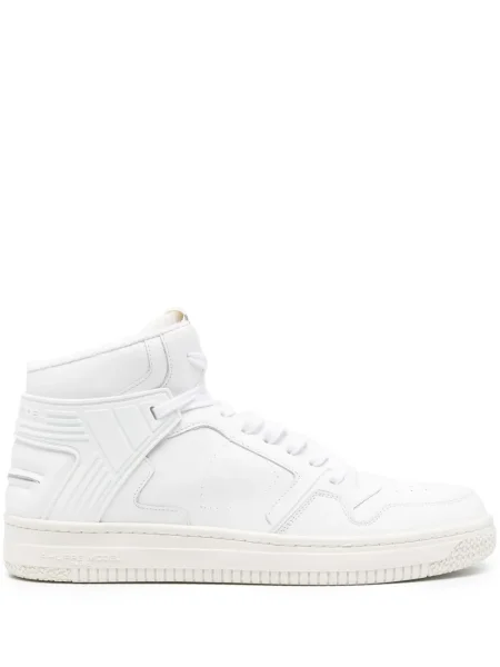 Sneakerși Philippe Model Paris cu șireturi din piele alb