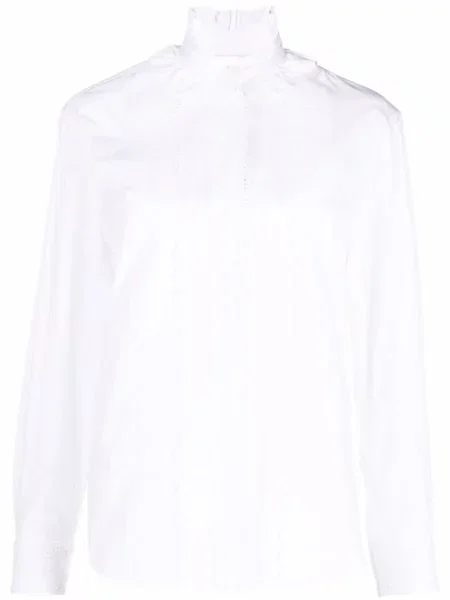 Koszula Rabanne z falbankami biała