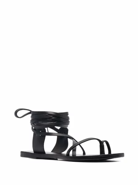 Sandale Manebi din piele negru