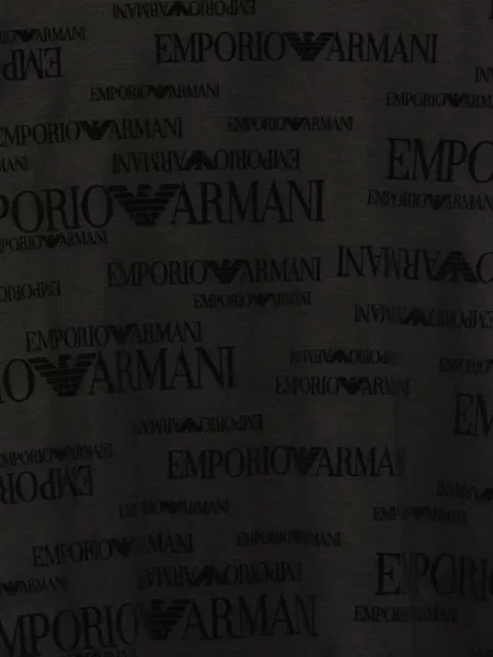 Μπλούζα Emporio Armani με σχέδιο μαύρο