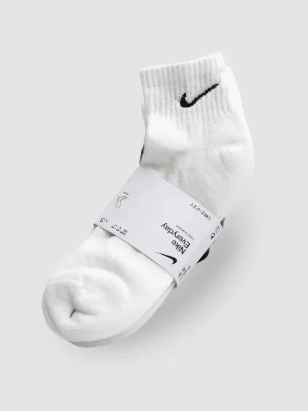NIKE U Nk Everyday Cush Ankle Набір шкарпеток Унісекс білий