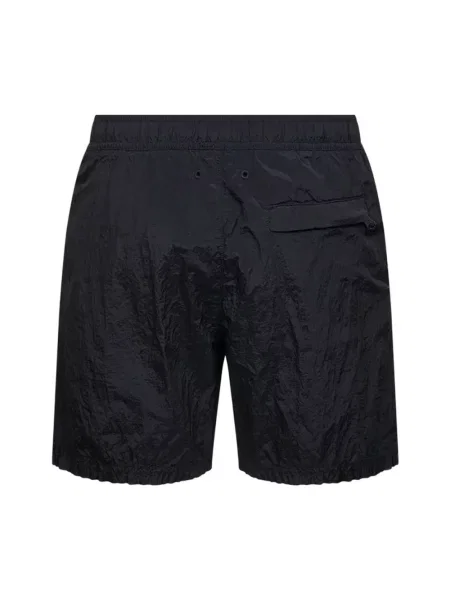 Krótkie kąpielówki Stone Island z kamieniami czarne