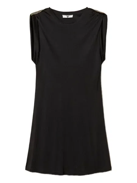 Rochie mini Twinset cu paiete scurtă de costum negru