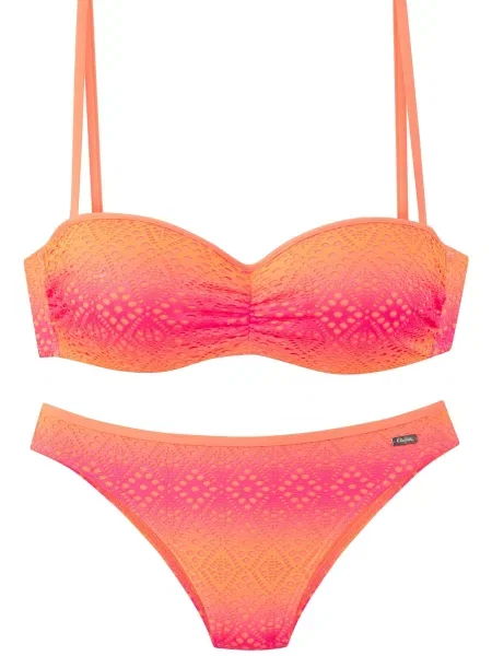 BUFFALO Costum de baie două piese portocaliu mandarină / închis roz