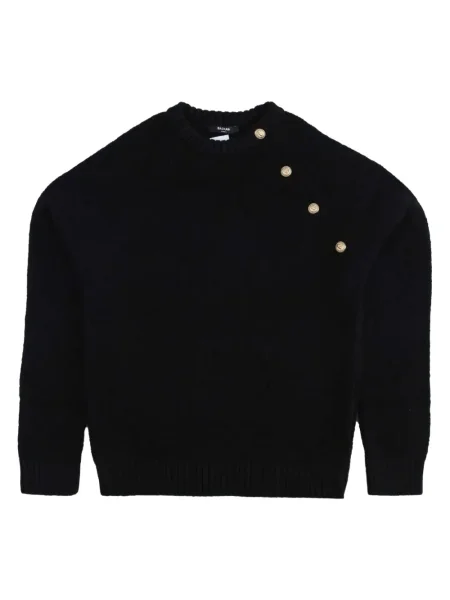 Sweter dziecięcy Balmain czarny