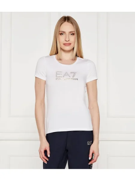 Emporio Armani Tricou auriu alb