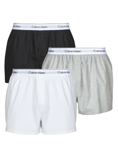 Calvin Klein Underwear Boxeralsók szürke / fekete fehér